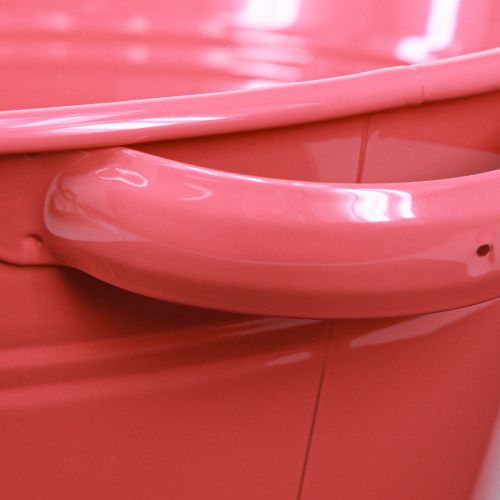 Product Flower Bowl Metal Pink Bowl with Handles Round Ø33.5cm