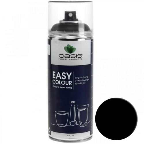 Product OASIS® Easy Color Spray, paint spray black 400ml