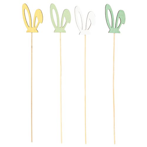 Product Flower Pot Stakes Easter Bunny Ears Wood 5×7cm 16pcs