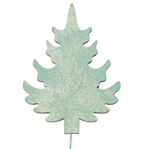 Floristik24 Pot stakes Christmas Deer and Firs 3 colours H7-10cm 18 pcs
