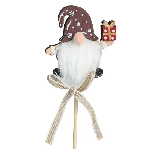 Product Flower stick Christmas gnome gift 6x7cm 12 pcs