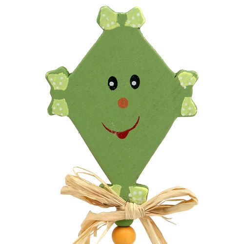 Floristik24 Flower studs dragon green L31cm 4pcs