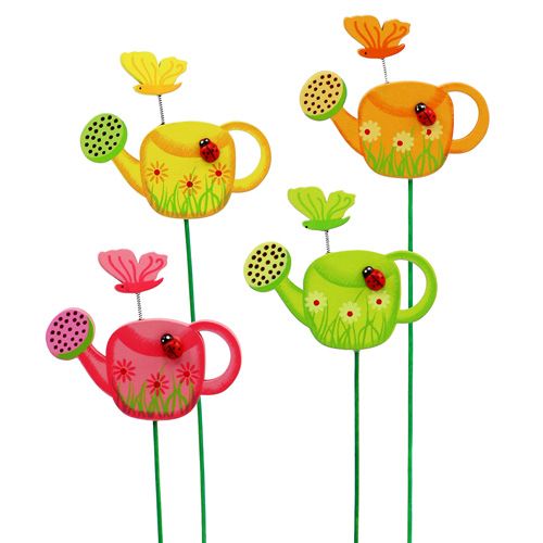 Product Flower plug watering can colorful garden plug spring decoration 16 pieces