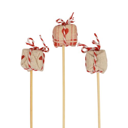 Product Flower Stick Christmas Gift Package Decoration 2.5cm 15 Pcs