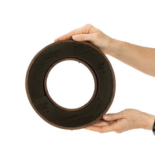 Floral foam ring OASIS® Renewal® Floral Foam Biolit® 24cm 2pcs | Floristik24.ie