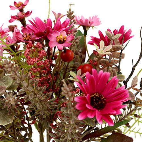 Floristik24 Bouquet with berries pink Ø20cm H24cm