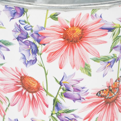 Product Flower pot, spring decoration, planter, metal, Ø12cm, H10.5cm