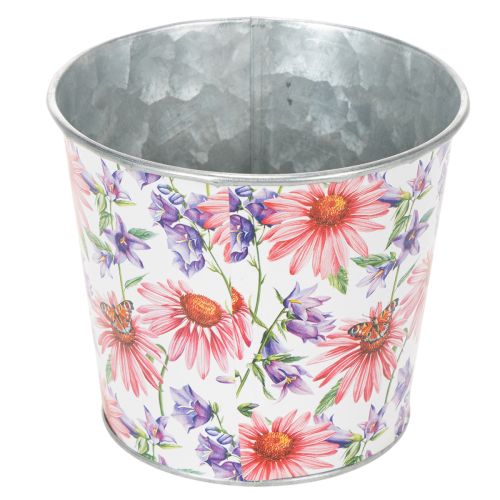 Product Flower pot, spring decoration, planter, metal, Ø12cm, H10.5cm