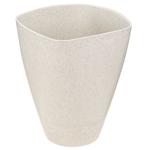 Product Orchid Pot Flowerpot Plastic Beige Mottled 13.5x13cm H16.5cm 4pcs