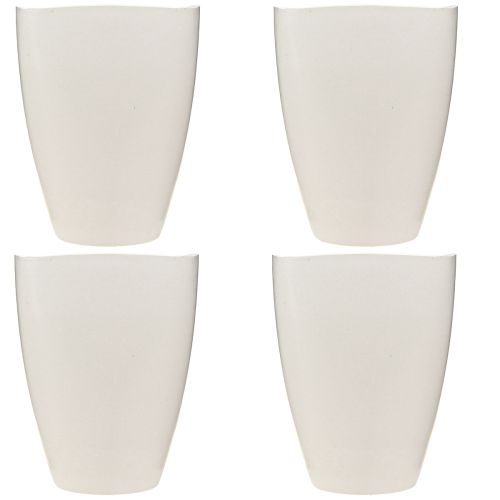 Product Flowerpot Plastic Orchid Pot Plastic White H16.5cm 4pcs