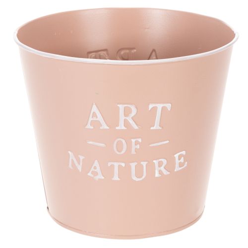 Zinc flower pot Art of Nature, antique rose, Ø17.5cm H15cm buy online | Floristik24.ie