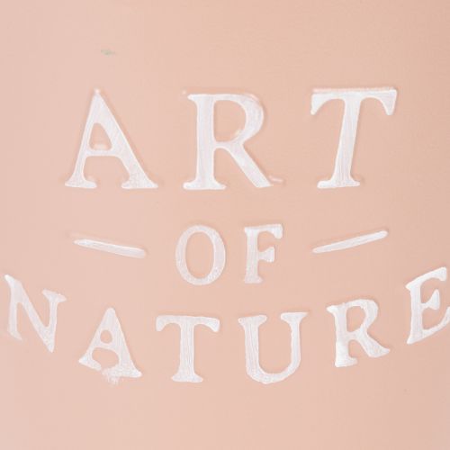 Zinc flower pot Art of Nature, antique rose, Ø17.5cm H15cm | Floristik24.ie