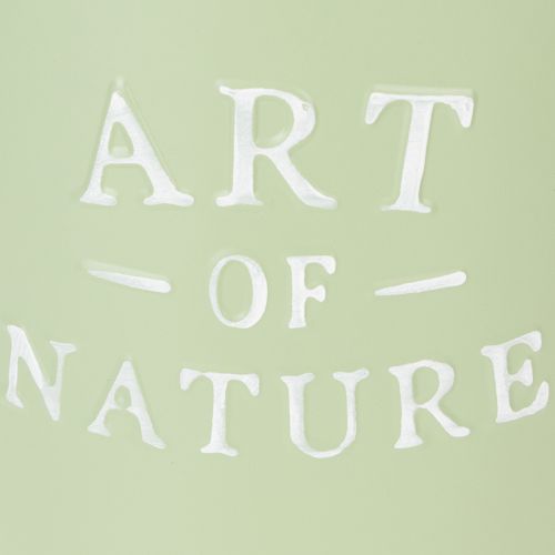 Zinc flower pot Art of Nature mint green Ø17.5cm H15cm | Floristik24.ie