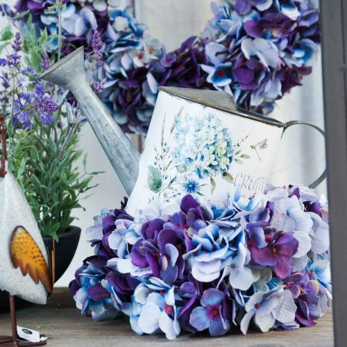 Floristik24 Flower pot watering can hydrangea garden decoration plant pot metal 15cm