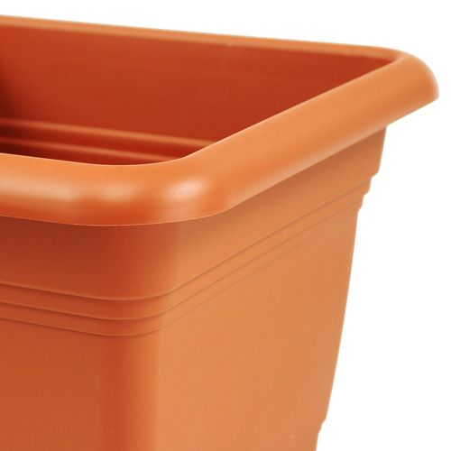 Floristik24 Flower pot &quot;Nora&quot; 28cm x 28cm H22cm terracotta, 1p