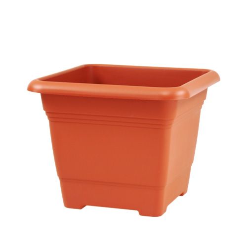 Floristik24 Flower pot "Nora" 23cm x 23cm H18.5cm terracotta, 1p