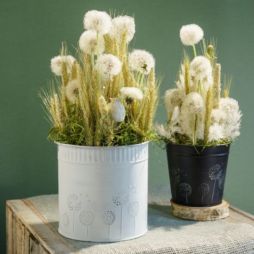 Floristik24 Planter Dandelion Flowerpot White Ø12.5cm H14cm