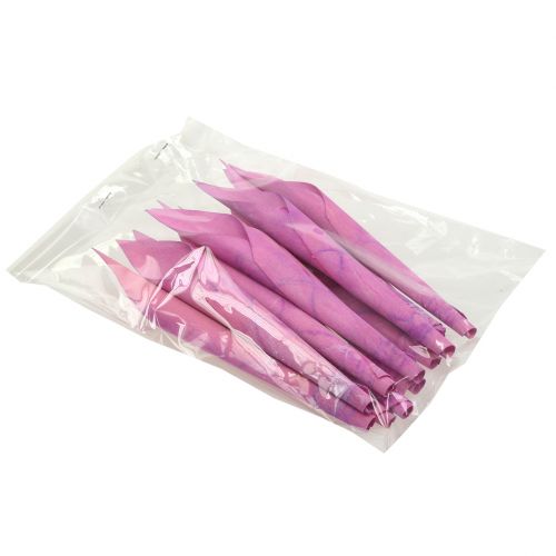 Floristik24 Flower funnel cigar calla pink 18cm - 19cm 12 pcs