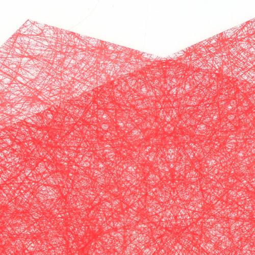 Product Flower bag jute red L36cm W25cm - 12cm 50 pcs