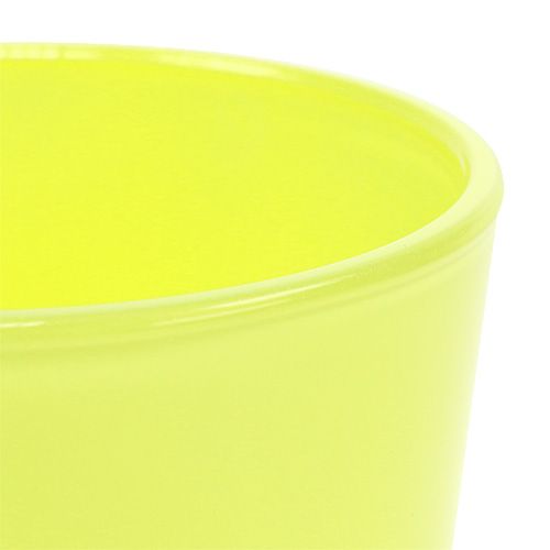 Product Flower pot yellow Ø10cm H8.5cm