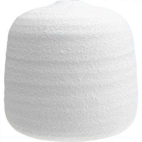 Product Flower Vase, Ceramic Vase, Decorative Vase White Ø19cm H18cm