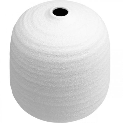 Product Flower Vase, Ceramic Vase, Decorative Vase White Ø22cm H22.5cm