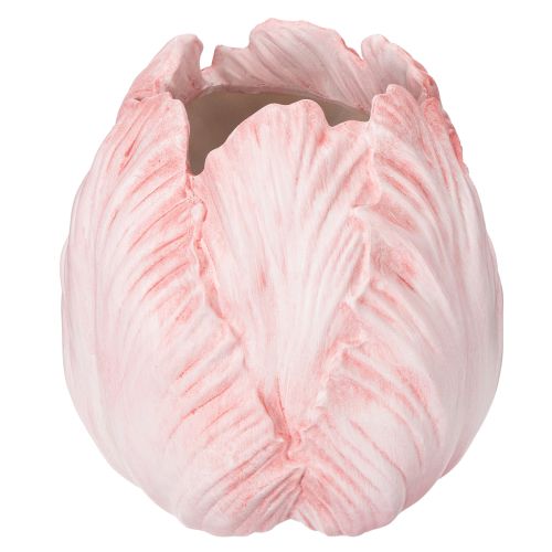 Tulip flower vase, decorative vase for exclusive table decoration and indoor use, 16cm, 2 pieces