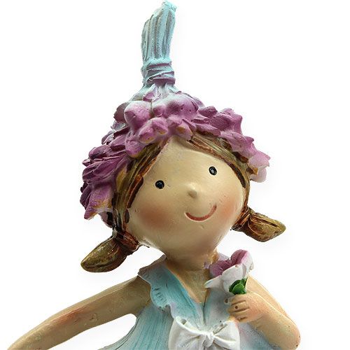 Floristik24 Flower child lilac, blue 17cm 2pcs