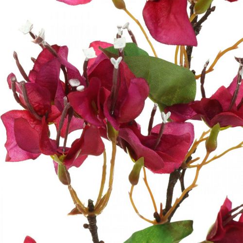 Product Bougainvillea artificial flower Pink Artificial deco branch H52cm