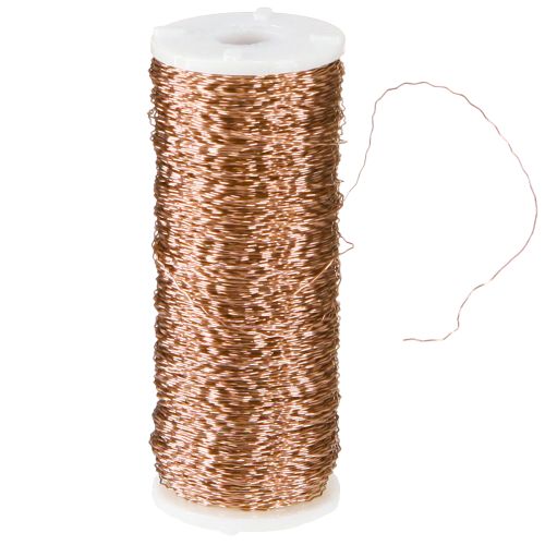 Product Bouillon effect wire 100g copper for crafting, decoration and jewelry design