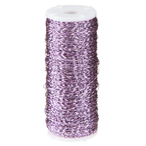 Product Bouillon wire lavender 0.30mm 100g 140m Effect Deco Craft wire