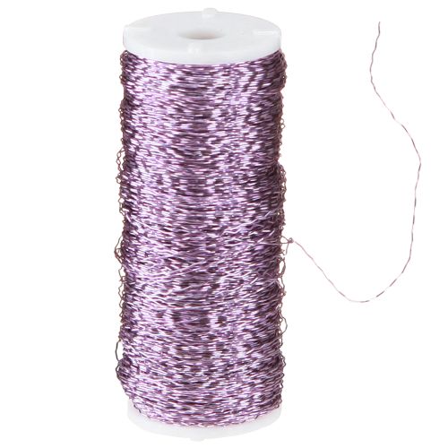 Product Bouillon wire lavender 0.30mm 100g 140m Effect Deco Craft wire