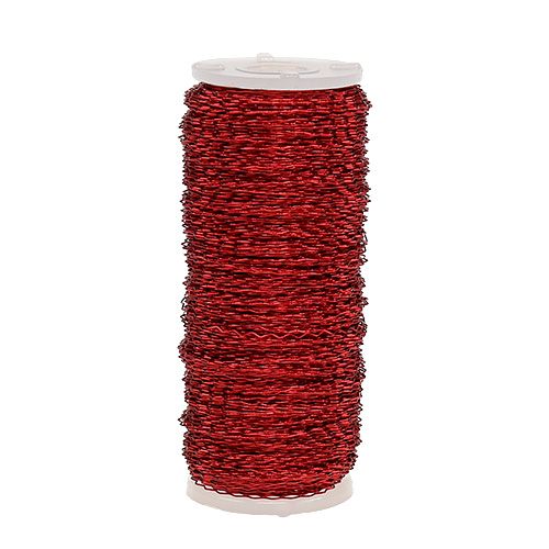 Bouillon effect wire Ø0.30mm 100g/140m red