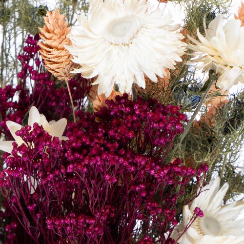 Product Dried flower bouquet perfect for elegant country-style table decoration, 50cm