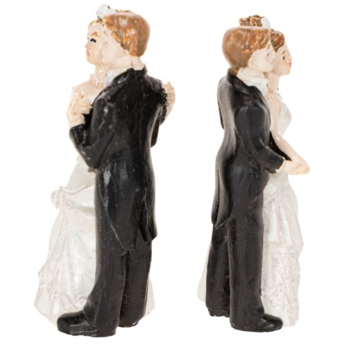 Bride and groom 6cm 2pcs | Floristik24.ie