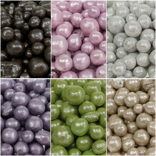 Product Brilliant decorative beads 4mm - 8mm colored 1l
