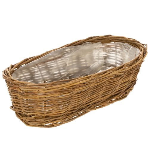 Bread basket approx. 30cm oval unpeeled buy online | Floristik24.ie