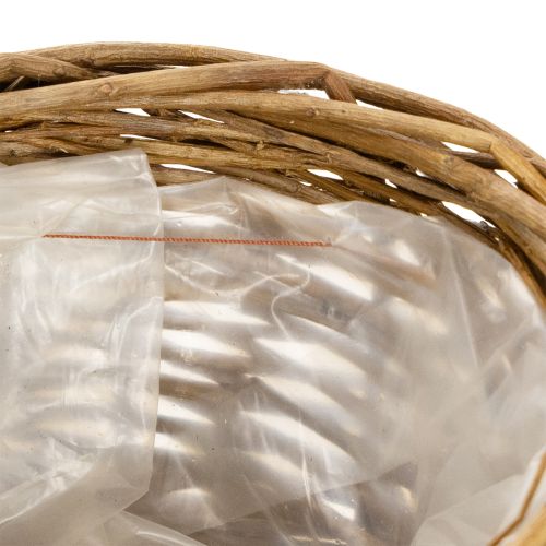 Bread basket approx. 30cm oval unpeeled | Floristik24.ie