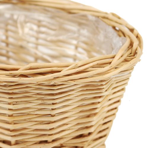 Floristik24 Bread basket approx. 29.5cm oval peeled