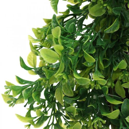 Boxwood wreath artificial deco wreath green Ø41cm