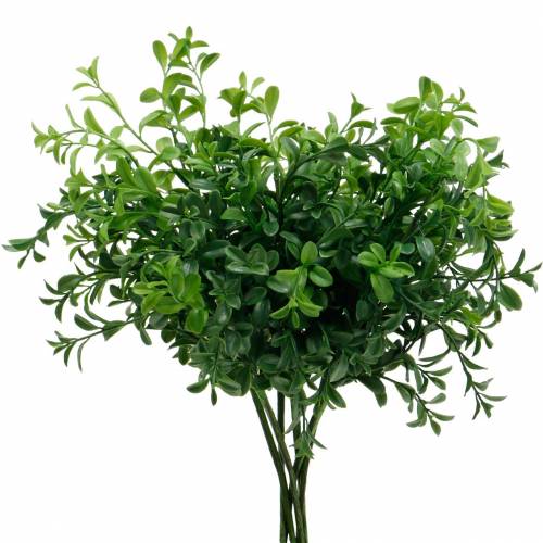Floristik24 Box branches Box tree on a pick Artificial green plant 6 pcs