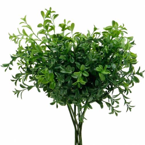 Boxwood branches boxwood on the pick artificial green plant 6 pieces