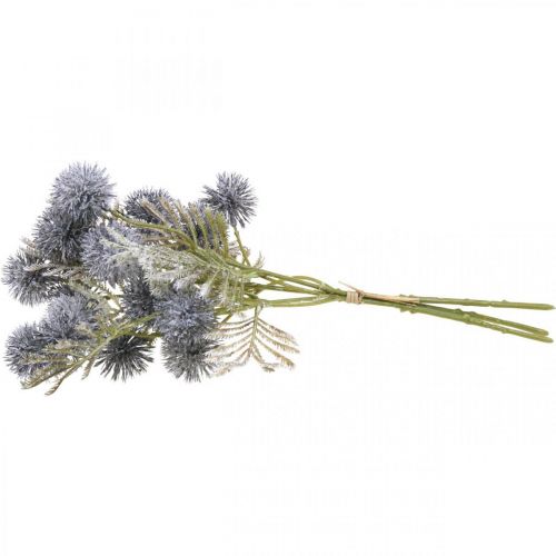 Floristik24 Artificial Thistle Blue Globe thistle L33cm 3pcs