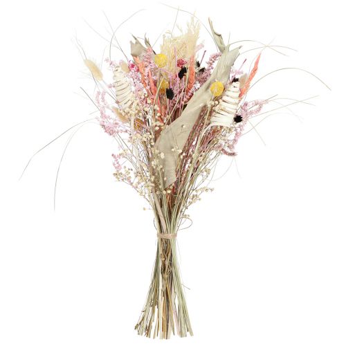 Product Dried flower bouquet, colorful and exotic, 55cm, 120g - Vibrant, decorative & easy-care home decoration in boho style