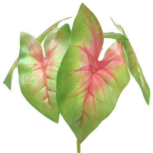 Product Artificial caladium six-leaved green/pink artificial plant like real!