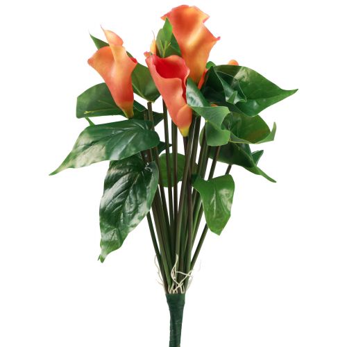 Product Calla Lily Apricot Kalla Artificial Flowers Orange Exotics 44cm