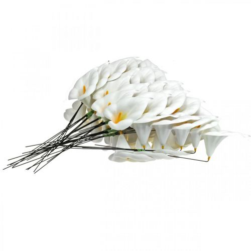 Product Calla medium on wire 50 pcs