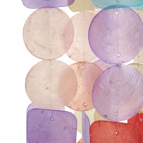 Floristik24 Capiz wind chime hanging decoration shells mother of pearl Ø14cm 67cm