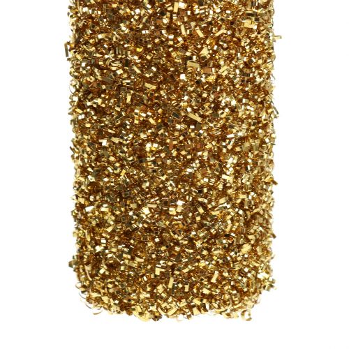 Floristik24 Champagne bottle to hang light gold 13.5cm