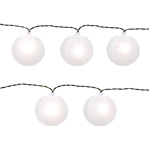 Floristik24 China lanterns with 20 LEDs white 9.5m